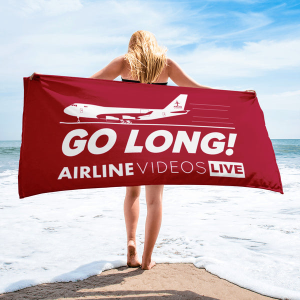 GO LONG (RED) Towel