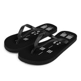 RUNWAY 25L/25R (BLACK) Flip-Flops