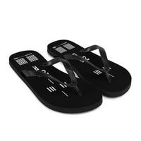 RUNWAY 25L/25R (BLACK) Flip-Flops