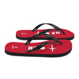 PLANE-SPOT-ER (RED) Flip-Flops