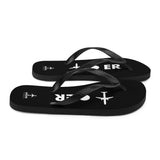 PLANE-SPOT-ER (BLACK) Flip-Flops