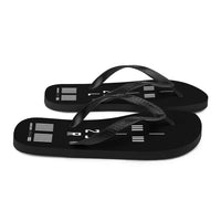 RUNWAY 25L/25R (BLACK) Flip-Flops