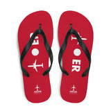 PLANE-SPOT-ER (RED) Flip-Flops