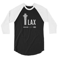LAX TOWER (AVL) 3/4 sleeve raglan shirt