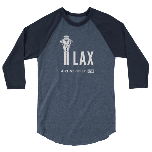 LAX TOWER (AVL) 3/4 sleeve raglan shirt
