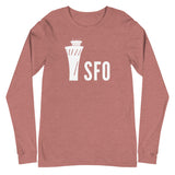 SFO Tower (side view) Unisex Long Sleeve Tee