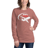 AVL ON THE FLY (WHITE) Unisex Long Sleeve Tee