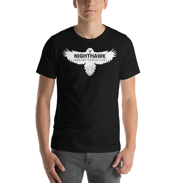 NIGHTHAWK (WHITE) Short-Sleeve Unisex T-Shirt