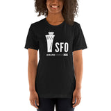 SFO TOWER SIDE (AVL) Short-sleeve unisex t-shirt