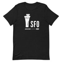 SFO TOWER SIDE (AVL) Short-sleeve unisex t-shirt