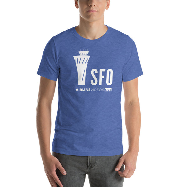 SFO TOWER SIDE (AVL) Short-sleeve unisex t-shirt