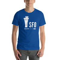 SFO TOWER SIDE (AVL) Short-sleeve unisex t-shirt