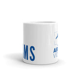 AMS Tower White glossy mug