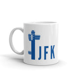 JFK Tower - White glossy mug