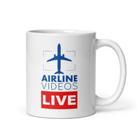 AVL ON THE FLY White glossy mug