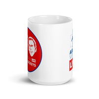 AVL PLANE JOCKEYS (RED) White glossy mug