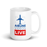 AVL ON THE FLY White glossy mug