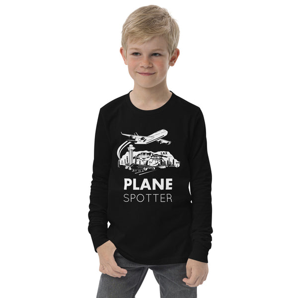 PLANE SPOTTER Youth long sleeve tee
