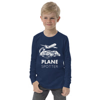 PLANE SPOTTER Youth long sleeve tee