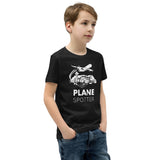 Youth Airline Videos PLANE SPOTTER t-shirt