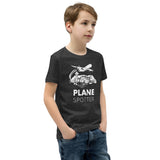 Youth Airline Videos PLANE SPOTTER t-shirt