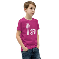 SO Tower (front view) Youth Short Sleeve T-Shirt