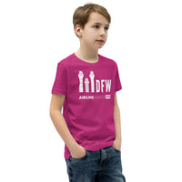 DFW TOWER (AVL) Youth Short Sleeve T-Shirt