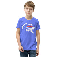 AVL ON THE FLY (WHITE) Youth Short Sleeve T-Shirt