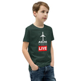 AIRLINE VIDEOS LIVE Youth Short Sleeve T-Shirt