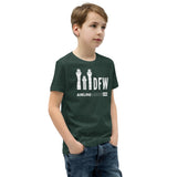 DFW TOWER (AVL) Youth Short Sleeve T-Shirt