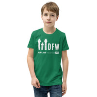 DFW TOWER (AVL) Youth Short Sleeve T-Shirt