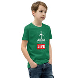 AIRLINE VIDEOS LIVE Youth Short Sleeve T-Shirt