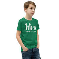 DFW TOWER (AVL) Youth Short Sleeve T-Shirt