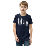 DFW TOWER (AVL) Youth Short Sleeve T-Shirt