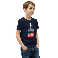 AIRLINE VIDEOS LIVE Youth Short Sleeve T-Shirt