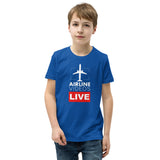 AIRLINE VIDEOS LIVE Youth Short Sleeve T-Shirt