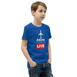 AIRLINE VIDEOS LIVE Youth Short Sleeve T-Shirt